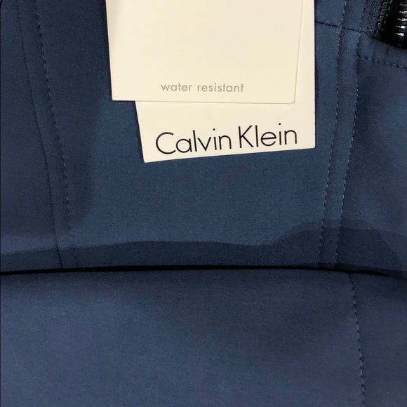 Calvin Klein water resistant trench coat large - Picture 3 of 8